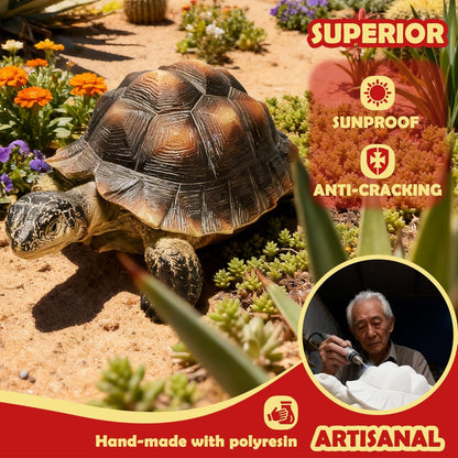 Sunthus Turtle Tortoise Sculptures Garden Statues Yard Art Resin Decorations Outdoor Garden Décor