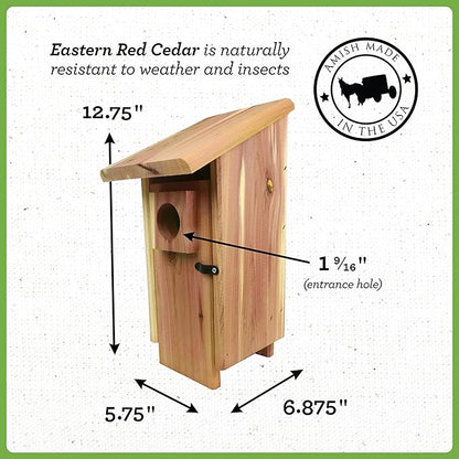 Pennington PRIDE CEDAR HOUSE W/PREDATOR GUARD Holds 1 Adult, 5 - 6 Babies