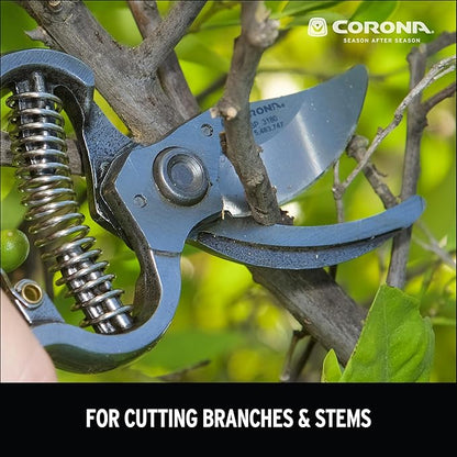 Corona BP 3180D Forged Classic Bypass Pruner with 1 Inch Cutting Capacity, 1", Red