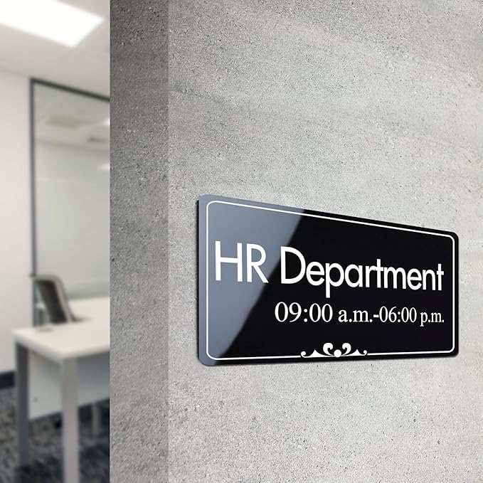 Custom Sign For Wall Custom Signs For Outside Door Sign For Home Personalized Plaque Customized Door Name Plate Personalized Office Acrylic Make Your Own Customizable Plaque For Business