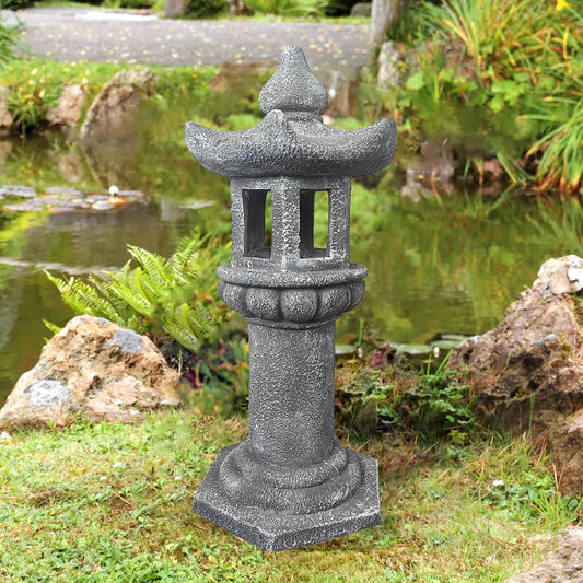 Solar-Powered Pagoda Lamp