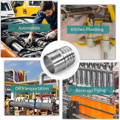 1-3/4" Hose Barb Splice Coupler Repair Fitting Aluminum Adapter