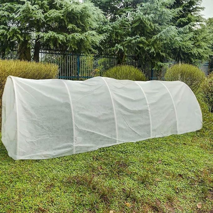 Agfabric Plant Covers Freeze Protection 10'x10' 0.9oz Floating Row Cover Garden Plant Cover Freeze Cloths for Plants Winter Frost Pests Protection,White