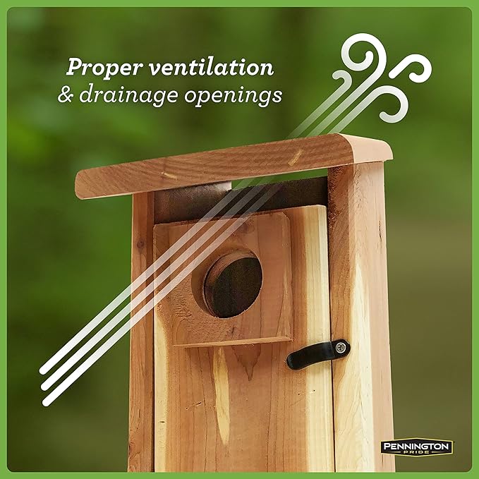 Pennington PRIDE CEDAR HOUSE W/PREDATOR GUARD Holds 1 Adult, 5 - 6 Babies