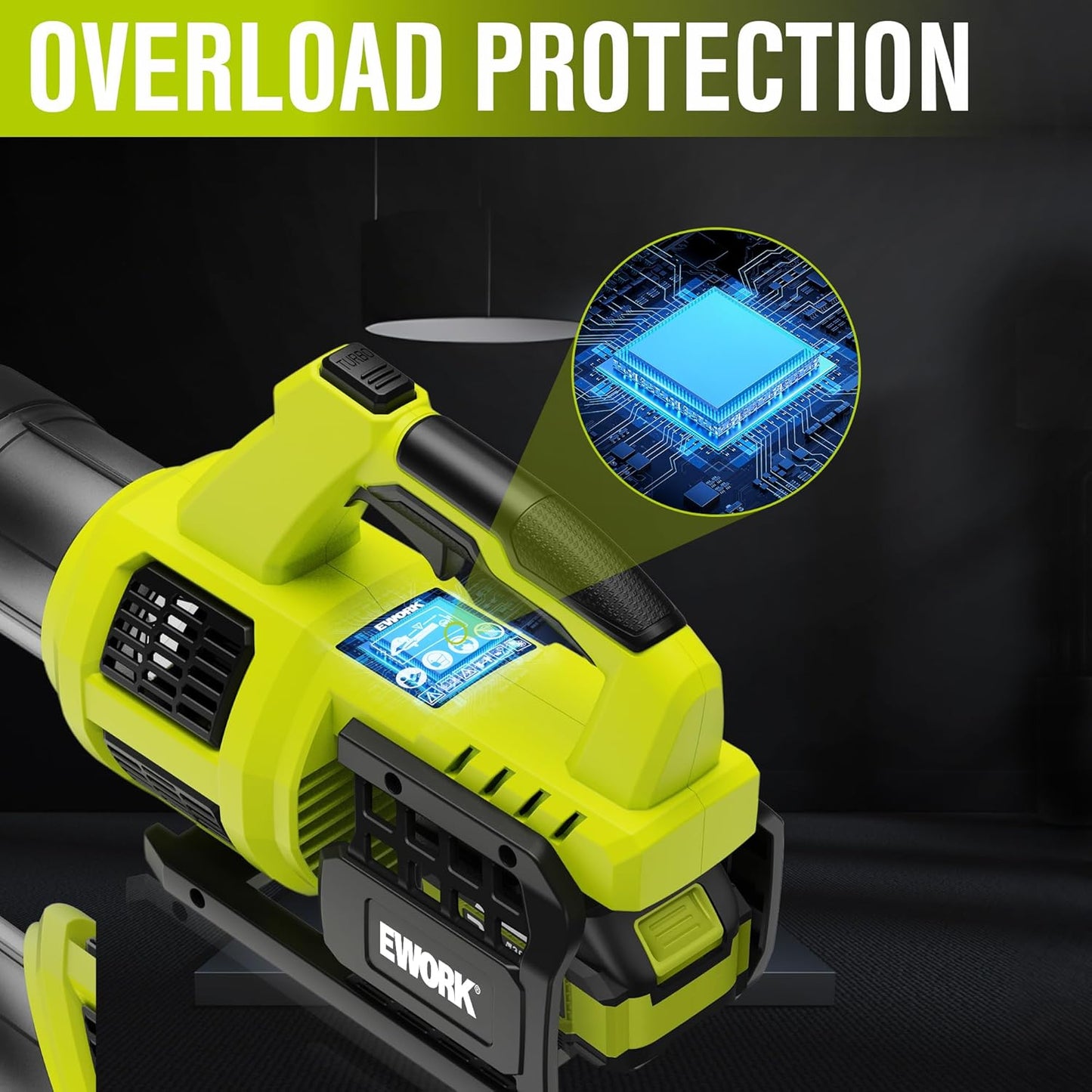 Leaf Blower Cordless 20V Powerful Electric Leaf Blower with 2x4.0Ah Batteries and Charger, Variable-Speed, Lightweight Battery Powered Leaf Blowers for Lawn Care, Patio, Blowing Leaves, Dust