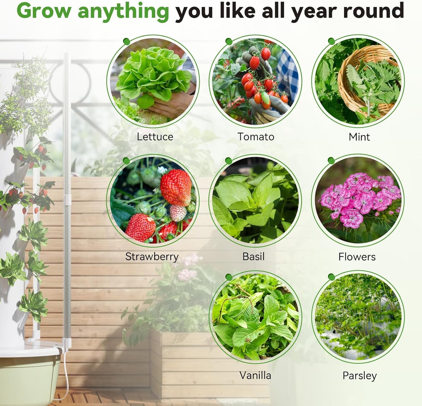 BAOSHISHAN 211pcs Hydroponic Pods Kit: 40 Baskets, Sponges, Domes, 50 Labels, 1 Waterproof Marker for All Brands