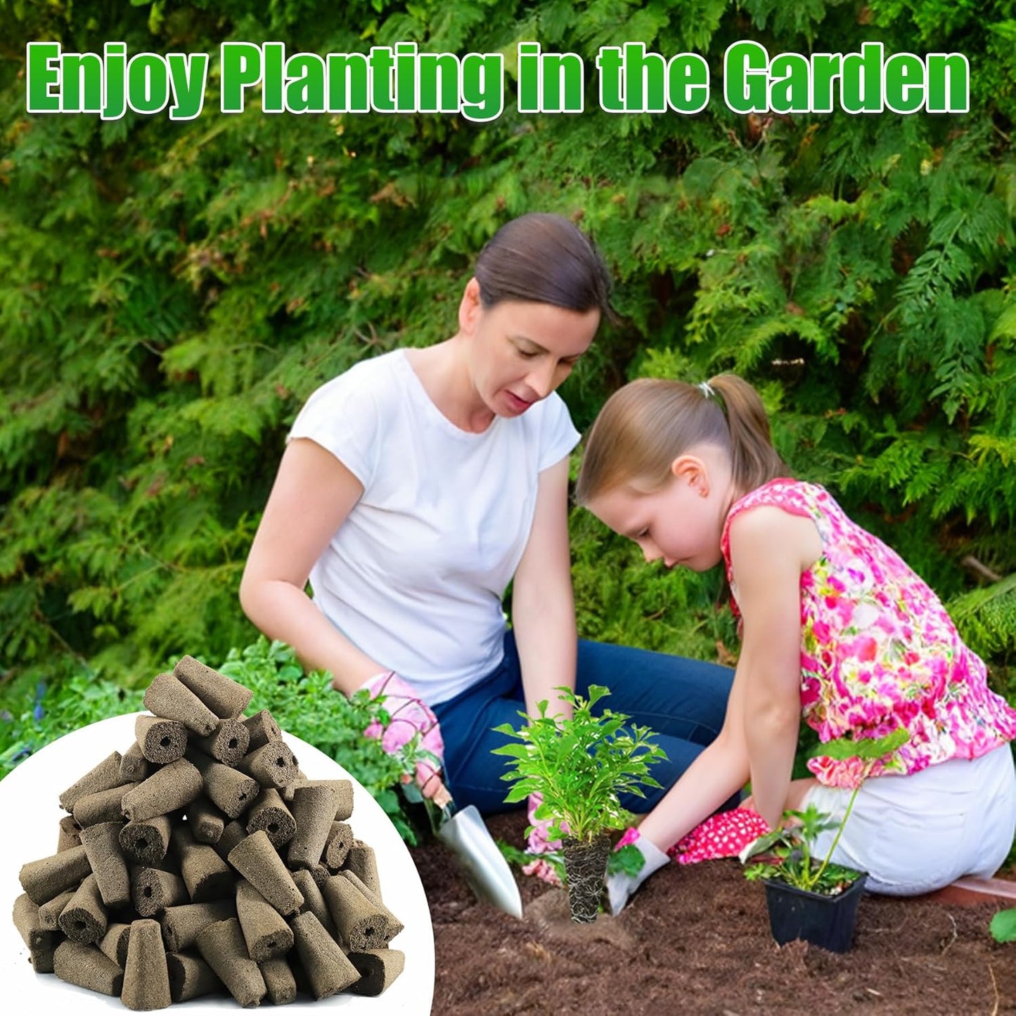 100pcs Grow Sponges Seed Starter Pods, Indoor Plants Hydroponics Supplies Compatible with QYO, LYKO,Idoo Hydroponics Growing System(Square)