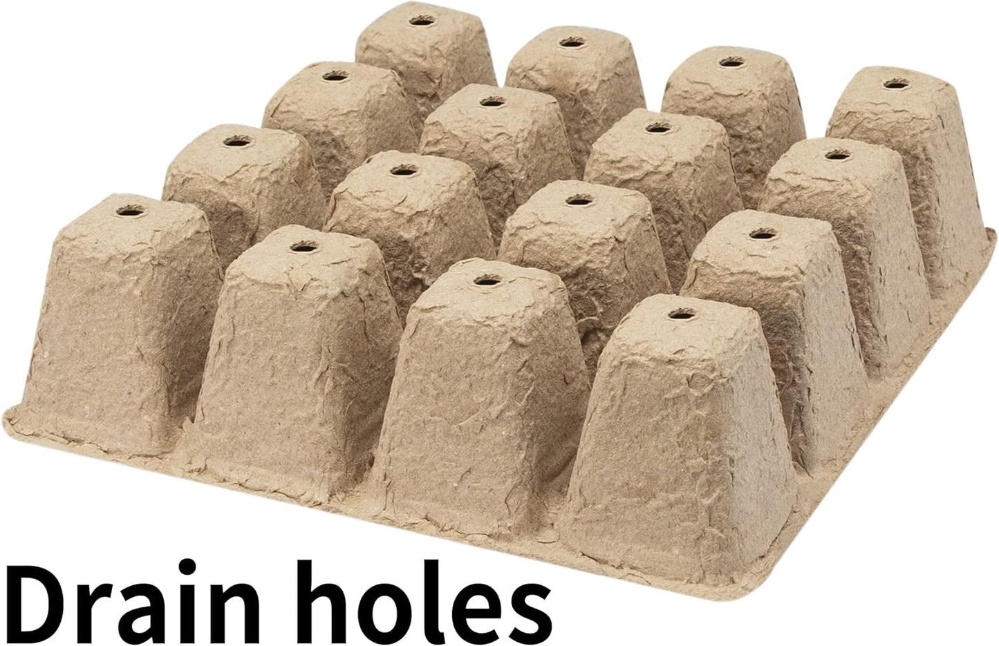 SYITCUN 320 Cells Seed Starter Tray, 20 Pack Biodegradable Seed Starter Kit, Peat Pots for Seedlings with 200 Plant Labels, 2 Seed Planting Tool and 1 Spray Bottle