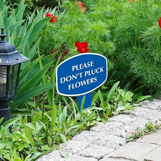 SmartSign Custom Designer Yard Stake Sign - Add Your Message, 12"x15", Square Oval Shape, 120 mil Aluminum Composite Sign w/Overcoat for Outside, Integrated Ground Stakes, Reflective Option, USA-Made