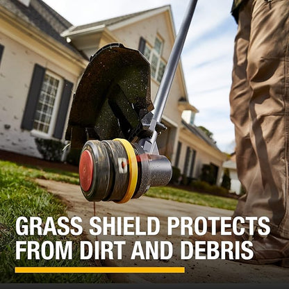 Cat DG610.9 60V 15” Brushless String Trimmer Cordless with Dual Line Bump Feed Head, Edger with Quick Line Load, Weed Trimmer with ECO Mode for Extended Runtime – Tool Only