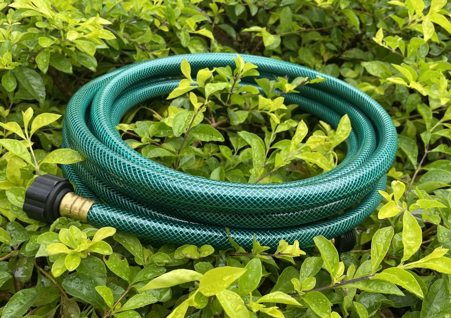 1/2 Inch Garden Hose 15FT, Boat Hose, Flexible Tubing with 3/4" Solid PVC Male to Female Fitting for Household, Outdoo