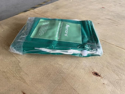 Abimars Thicker Plant Covers Freeze Protection Jacket 2.36 oz/yd², 2'x2.6' Reusable Winter Plant Covers with Drawstring & Zipper, 2 Pack Light, Porous Fabric for Plant Breathing