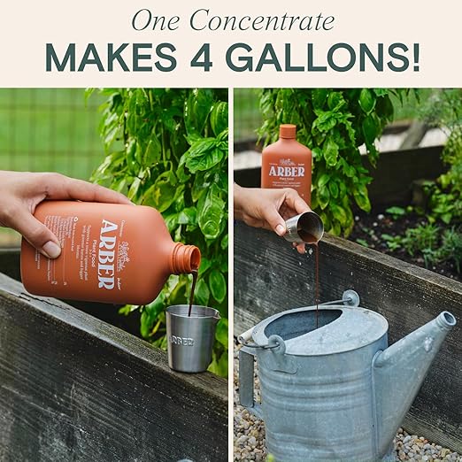 Organic Plant Food – Liquid Fertilizer for Indoor & Outdoor Plants, Nutrient-Rich Formula for Growth & Protection, Houseplant & Garden Fertilizer, Liquid Concentrate for Healthy Foliage & Strong Roots