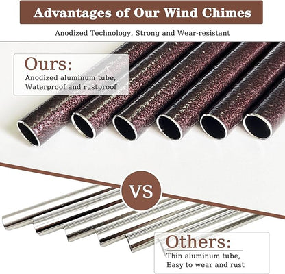 Sister Gifts, 32" Bronze Wind Chimes Sister Gifts for Women, Gifts for Sister, Sisters Gifts from Sister, Gifts for Sister in Law, Best Sister Ever Gifts