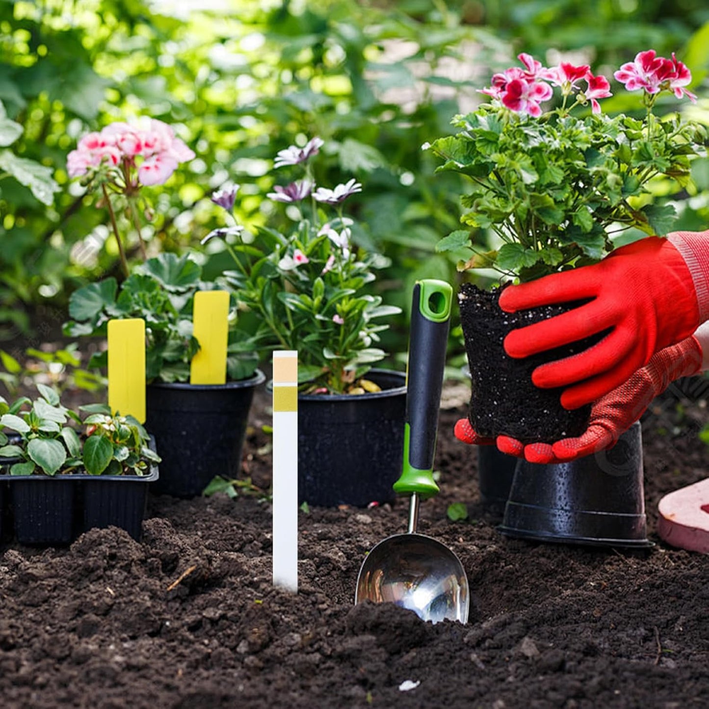 Soil Test Kit, 100PCS 4.5-9 Range Soil Testing Kit, Easy to Use Soil Tester Paper, Water and Soil Test Kit for Lawns Garden Yard Home Home