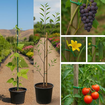 GiftExpress Pack of 6 Garden Soft Wire Tie, 32.8' ea. Garden Plant Tie, Light Duty Flexi Tie, Plant Twist Ties