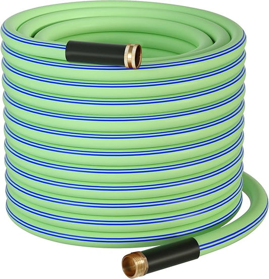 Atlantic Heavy Duty Garden Hose 200ft x 5/8 Inch Green Color Water Hose (200 Feet)