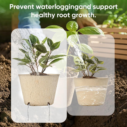 4” Peat Pots with 60Pcs Plant Labels, Biodegradable Pots for Seedlings with Drainage Holes, Garden Plant Nursery Pots Seed Starting Trays