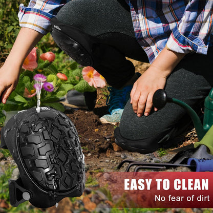 Professional Knee Pads for Work Construction with Heavy Duty Cap Foam Padding Gel Cushion Knee Pads for Men, Comfortable Adjustable Strong Strap, Military Grade Rivet for Flooring Gardening