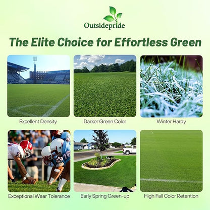 Outsidepride Monaco Bermuda Grass Seed - 25 lbs. Drought-Tolerant, Dense, Wear-Resistant Turf Grass Seeds for Lawn, Sports Fields, & High-Traffic Areas - Ideal for Warm-Season & Transition Zone Areas