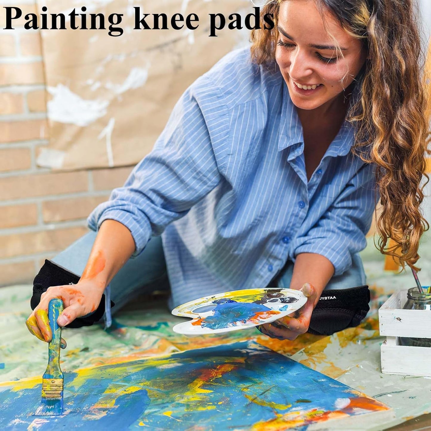 Men/Women Knee Pads for Cleaning,landscaping,Construction Work,Gardening kneepad for Roofing Carpet Installations Welding,Adjustable lightweight Flooring Knee Protectors Cushion,Black XL (1 Pair)