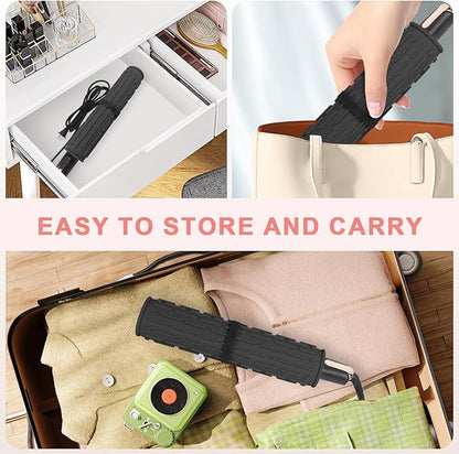 AMIJEAL Oversize Silicone Heat Resistant Mat for Hair Tools, Curling Iron Mat, Hot Tools Holder, Portable Flat Iron Hair Straightener Pad Cover for Travel Vanity Salon(14.2" x 11.0")