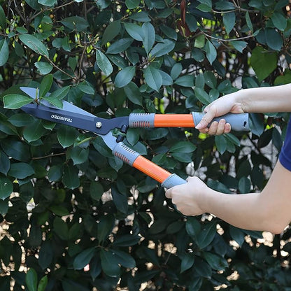 Garden Hedge Shears. Hedge Clippers & Shears SET with Super Pruning Shears. Heavy Duty Garden Clippers for Shaping Bushes Nicely. Hedge Scissors & Shears made with Durable Carbon Steel.