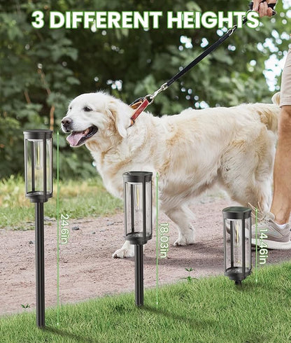 Bright Solar Pathway Lights, 2 Pack Solar Lights Outdoor Waterproof IP65, Auto On/Off Pathway Landscape Lighting, Outdoor Light for Yard Garden Walkway Landscape Lawn Patio Lighting