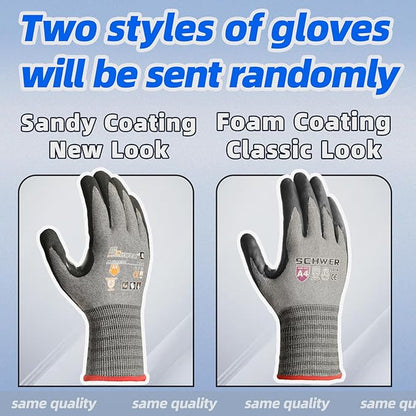 Schwer A4 AIR-SKIN Cut Resistant Work Gloves AR5918 with Extreme Lightweight & Thin, Grip Gloves for Fishing, Refined Work, Mechanic, Gardening, Touch-Screen, Non-PFAS, 3D-Comfort Fit, 1 Pair (XL)