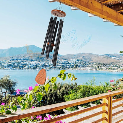 Wind Chimes for Outside Deep Tone Large Aluminium Windchimes Outdoors Patio Decor Memorial Wind Chime for Loss of Loved One Bereavement Memorial Gifts Sympathy Wind Chimes Unisex Gift Garden Decor