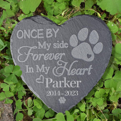 Pet Memorial Stone, Dog Memorial Gifts for Loss of Dog, Pet Loss Gifts, Loss of Cat Sympathy Gift - Forever in My Heart