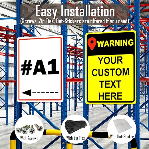 Custom Sign Outdoor 18x12 Inches Horizontal, Metal Gate Sign Personalized for Outside, Customized for Home, Office, Garage, Porch, Delivery Signage, .040 Aluminum, Rust Free, Waterproof