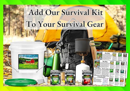 100 Seed Packets, 50 Varieties: Ultimate Seed Vault for Home Food Security & Abundant Gardens by B&KM Farms