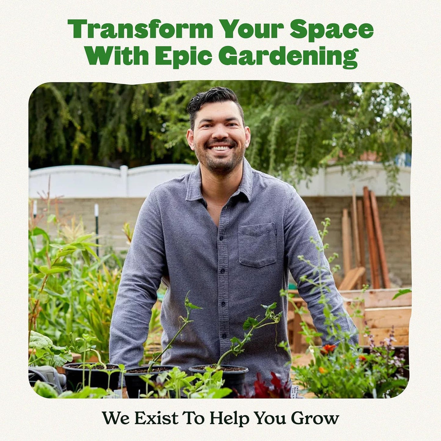 Epic Gardening Reusable Seed Starter Tray - Easy Watering Seed Starting Trays - Gardener Friendly Plant Trays for Seedlings | UV-Treated & BPA-Free -6-Cell Seed Starting Trays - 6 Trays/Pink