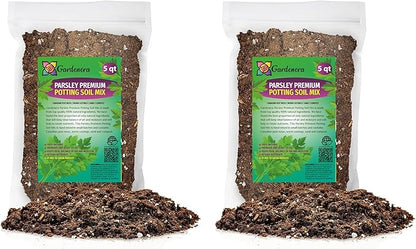 Gardenera Parsley Plant Potting Soil - All-Natural Blend for Thriving Parsley Plants - Boosts Root Health and Aroma - 10 Quart