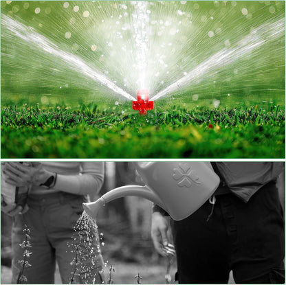 270pcs Drip Irrigation Emitters 90/180/360 Degree Micro Sprinkler Heads Misting Sprinkler Refraction Automizing Sprinkler Nozzle Misting Nozzles for Garden Agriculture Lawn Irrigation System