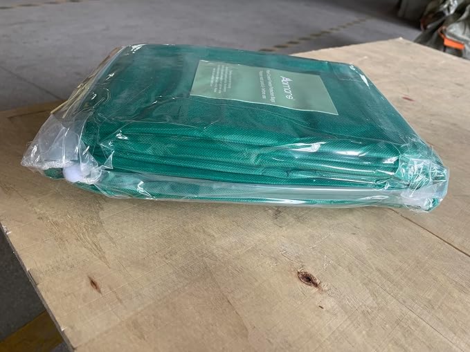 Abimars Thicker Plant Covers Freeze Protection Jacket 2.36 oz/yd², 5.2'x6.5' Reusable Winter Plant Covers with Drawstring & Zipper, 2 Pack Light, Porous Fabric for Plant Breathing