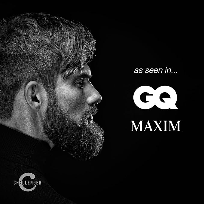 Challenger Fragrance Free Cream Pomade Combo | Non-Comedogenic Styling Product | Unscented Hair Gel | Medium Firm Hold & Clean Ingredients | For All Hair Types | 3oz and 1.5oz Jars