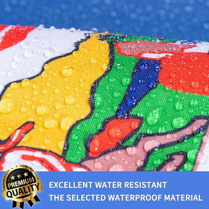 XIFAN Premium Minnesota State Flag 3x5 ft Outdoor, Double Sided Embroidered Image, Heavy Duty 210D Nylon MN Flags, the Strongest Longest Lasting for Outside with Sewn Stripes/Brass Grommets