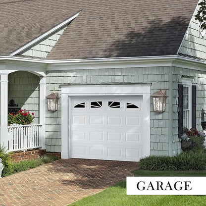 Darkaway Large Outdoor Sconce Lights Wall Light Fixtures,14inch Exterior Porch Light Outdoor Sconce Anti-Rust Outside Light with Water Ripple Glass for Patio Yard Garage, 2 Pack