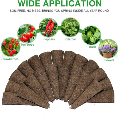 60 Pack hydroponics Grow sponges，hydroponics Seed pods Suitable for Aerogarden and Other Hydroponics System，for Faster Rooting and Easy Planting