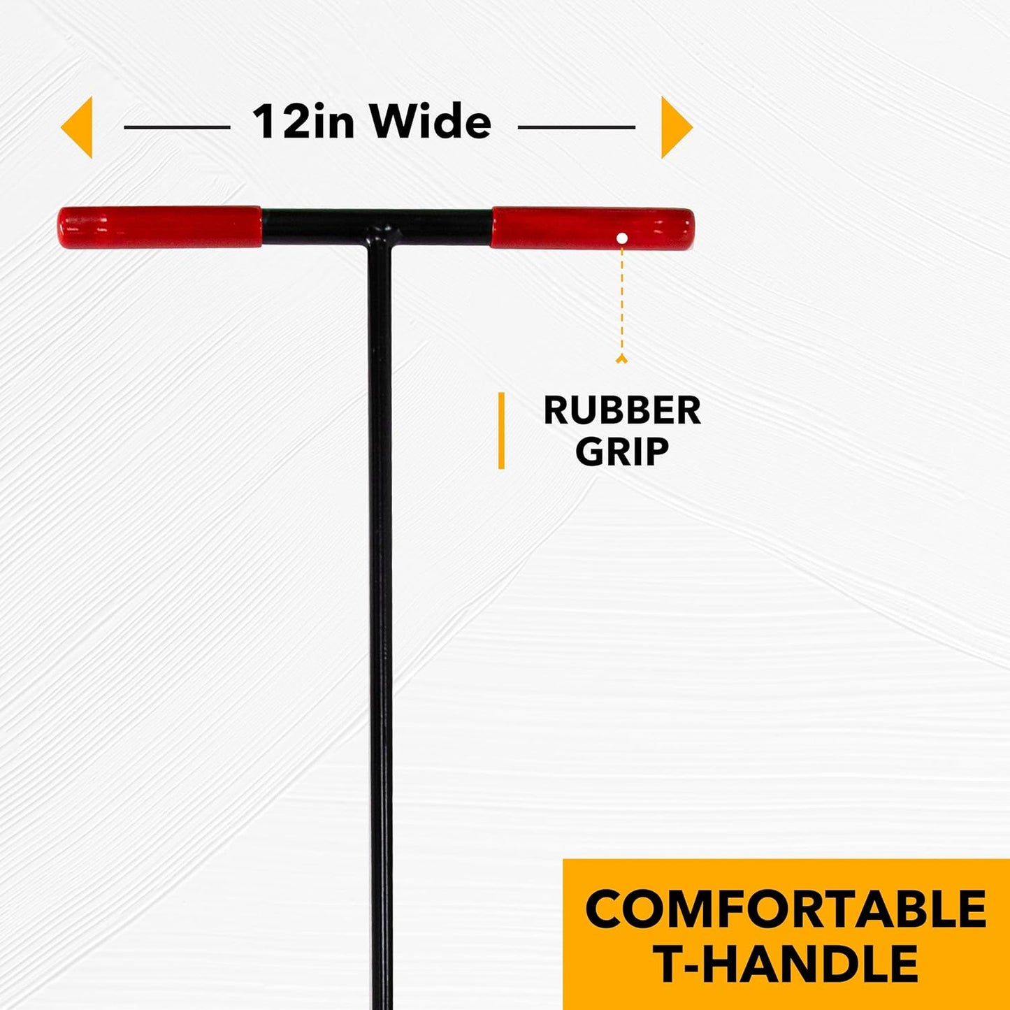 HOMESTEAD 48-Inch Soil Probe Rod with wide T handle, Comfortable Grip for Locating underground pipes and septic tanks