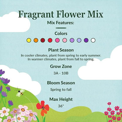 Ferry-Morse Fragrant Mix Bulk Flower Seeds, 1lb