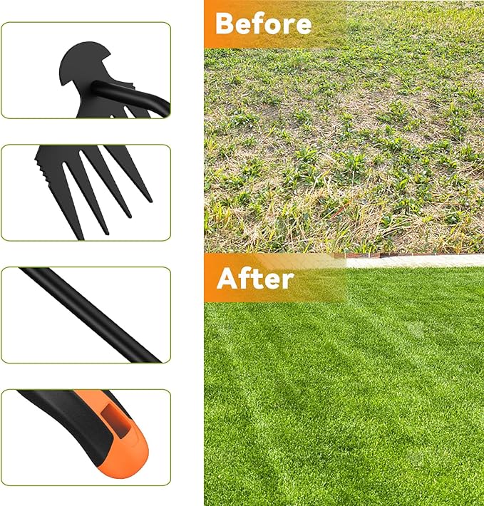 Weed Puller Tool,Portable Garden Hand Tool for Weed Removal,2024 New Garden Weeder Tool Stainless Steel Hand Weeder Tool,Tools for Vegetable Gardening Backyard Farm Planting & Weeding