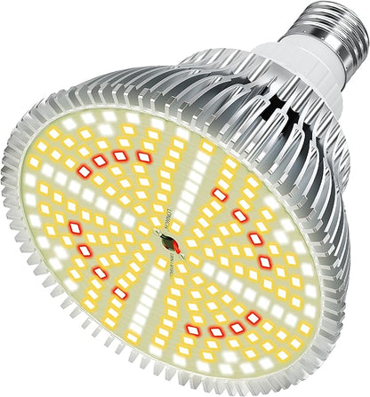 LED Grow Lights for Indoor Plants Full Spectrum Grow Light Bulbs for Plant Lights for Indoor Growing, Grow Light Bulb for Indoor Plant Light Bulb for Regular Lamp, E26 Grow Bulb, Pack of 1