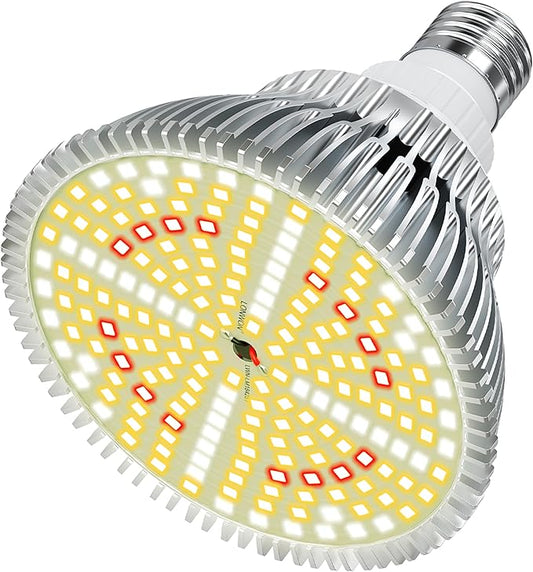 LED Grow Lights for Indoor Plants Full Spectrum Grow Light Bulbs for Plant Lights for Indoor Growing, Grow Light Bulb for Indoor Plant Light Bulb for Regular Lamp, E26 Grow Bulb, Pack of 1