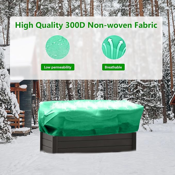 Plant Covers Freeze Protection – 4 Pack 59"x20"x22" Winter Plant Cover Cold Weather Tree Frost Cloth Warm Blankets Shrub Covers for Outdoor Plant