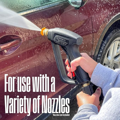 Westinghouse Short Pressure Washer Gun - 3600 Max PSI, M22 Connector - for Gas and Electric Pressure Washers