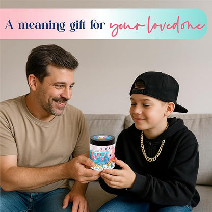 Positive Octopus Jar with 60 Daily Affirmation Cards, Emotional Support Octopus, Positive Octopus, Octopus Decor, Octopus Gifts, Motivational Cards, Inspiring Gift, Octopus Gifts For Women