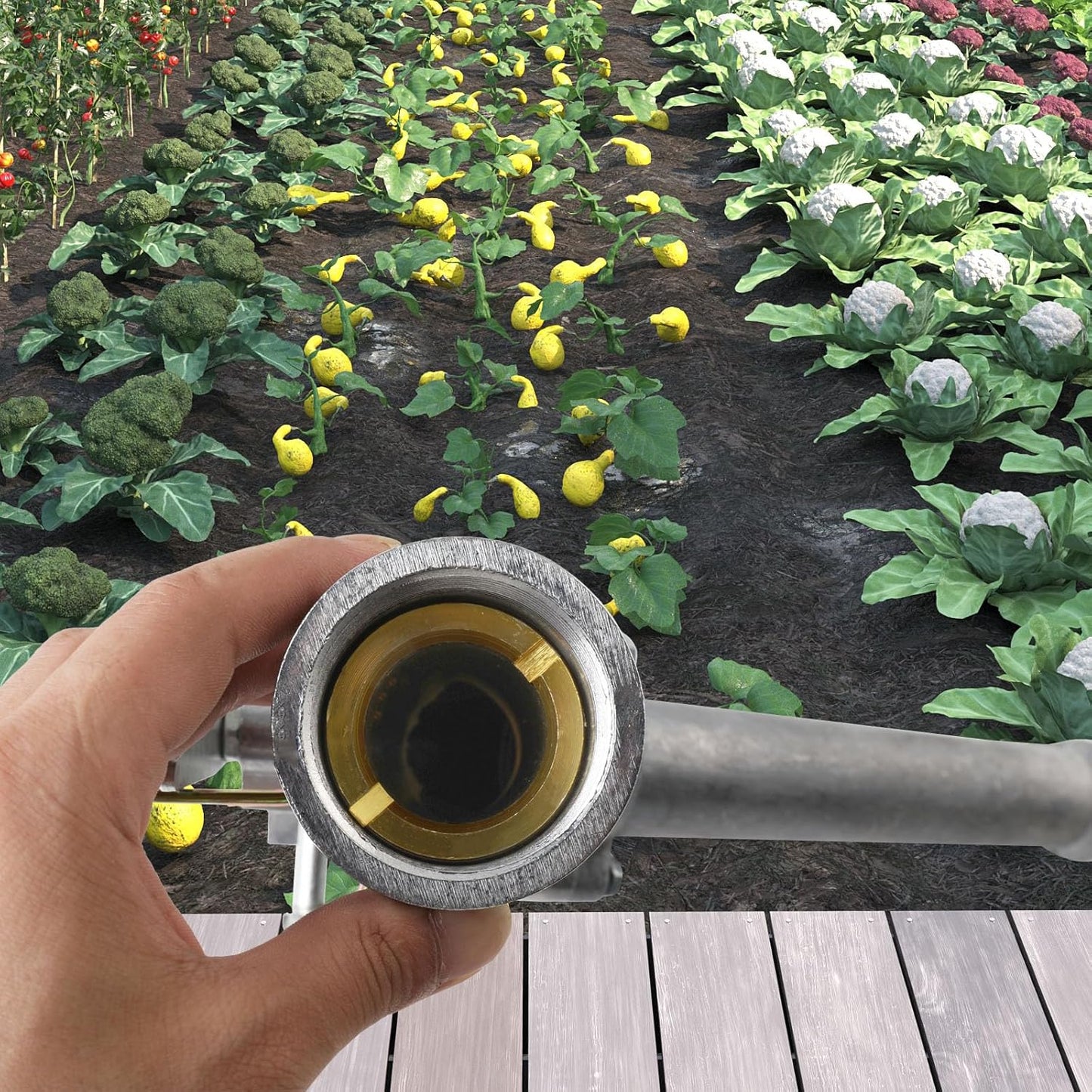 2 Pack 1.5 inch Irrigation Sprinklers, Agriculture Farm Large-Area Irrigation Spray Gun Sprinkler, 360° Adjustable Watering Sprayer Gun